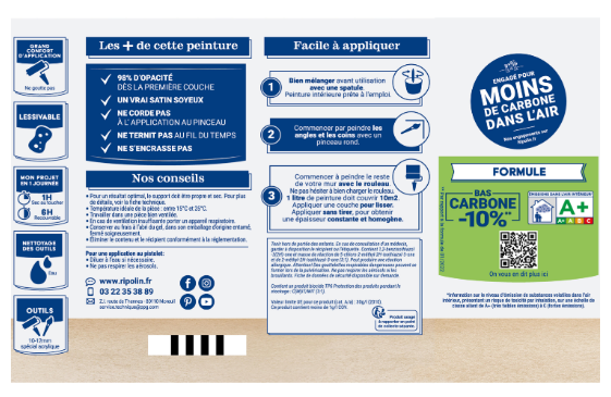 Peinture mur, boiserie, radiateur vert armerie satiné RIPOLIN Intérieur 0.5l