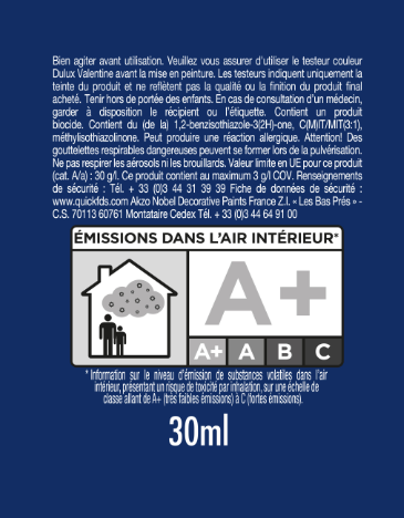 Peinture mur, bois rose des sables satin DULUX VALENTINE Crème de couleur 0.03l