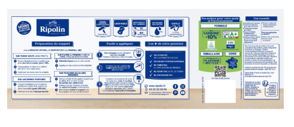 Peinture mur vert armerie mat RIPOLIN Intérieur 2.5L