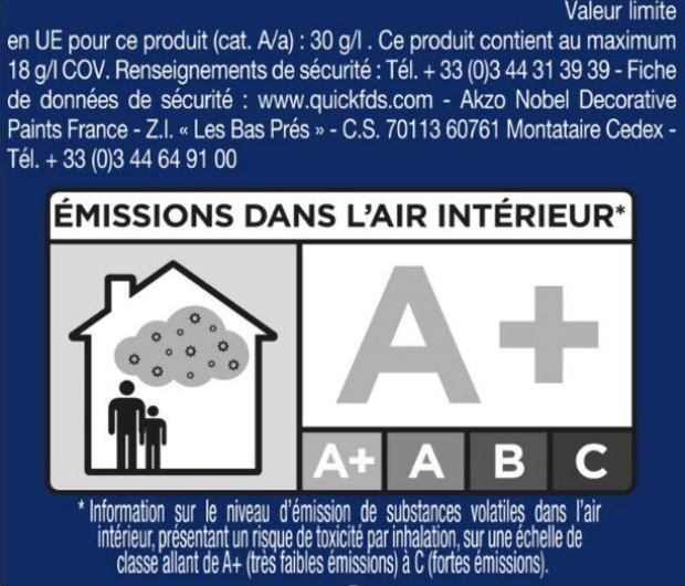 Peinture mur, bois bleu céleste satin DULUX VALENTINE Crème de couleur 0.03l
