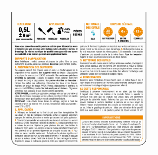 Peinture mur, boiserie forest 6 satin LUXENS Intérieure 0.5L