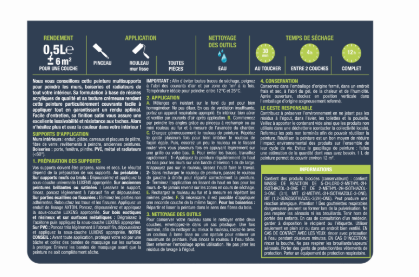 Peinture mur, boiserie, radiateur bohemia 6 satin LUXENS , 0.5L