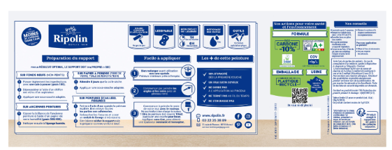 Peinture mur, boiserie, radiateur poivre du sichuan satiné RIPOLIN Intérieur 2.5