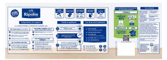 Peinture mur, boiserie, radiateur rouge chianti satiné RIPOLIN Intérieur 2.5l