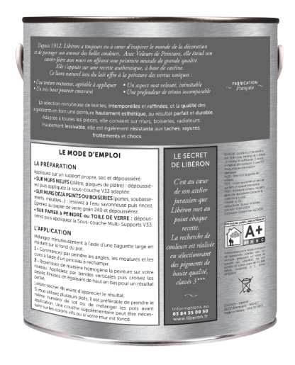Testeur peinture mur, bois lumière d'opale LIBÉRON Velours de peinture® 0.125l