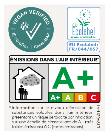 Peinture mur et plafond gouache velours PURE & PAINT , 0.1L