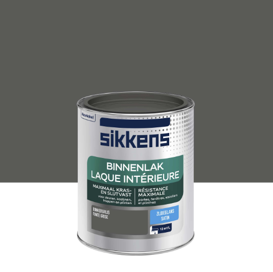 Peinture boiserie, radiateur fonte grise satin SIKKENS Laque intérieure 0.75L