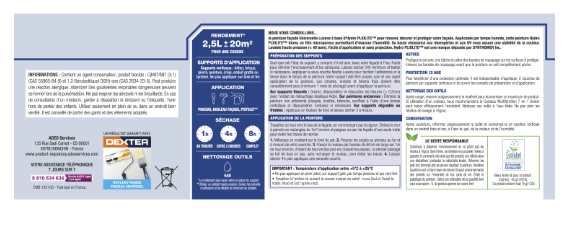 Peinture extérieure façade Universelle LUXENS blanc mat 2.5l