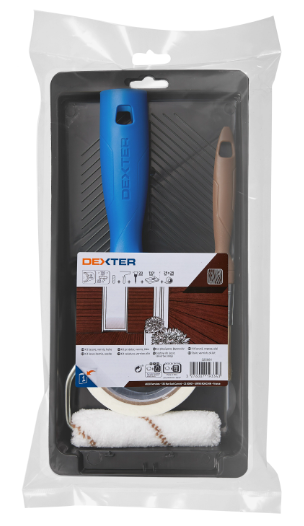 Lot de rouleaux pour vernir, huiler, vitrifier, lasurer et saturer DEXTER