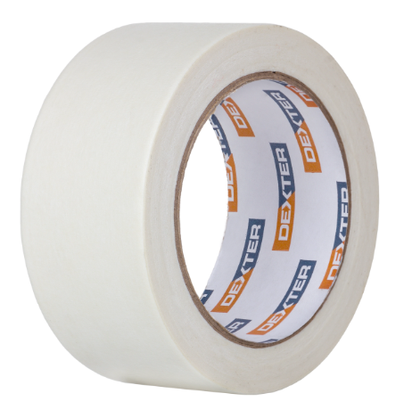 Ruban de masquage DEXTER l.48 mm x L.50 m surfaces lisses