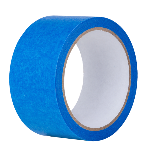 Ruban de masquage DEXTER l.48 mm x L.25 m surfaces lisses bleu