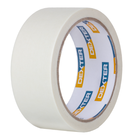 Ruban de masquage DEXTER l.48 mm x L.25 m surfaces lisses