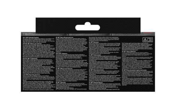 Lot de 2 masques de protection anti-poussières FFP3 3M