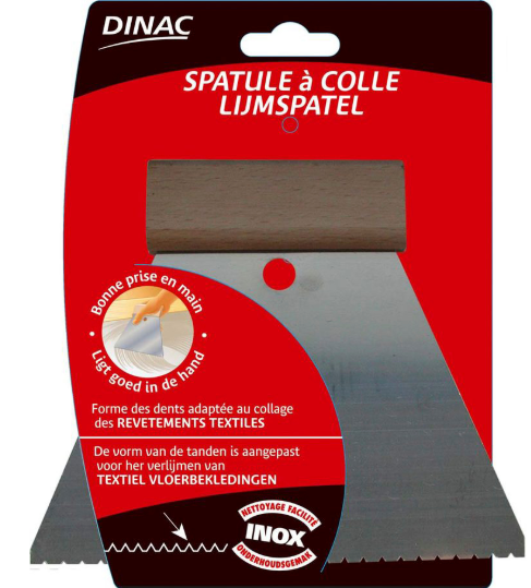 Spatule à colle pour sol textile