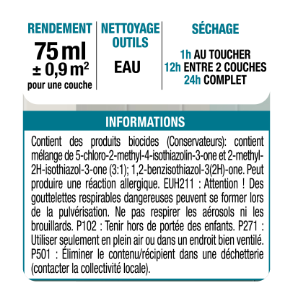 Testeur peinture carrelage, meuble, crédence blanc satin LUXENS Cuisine et bain