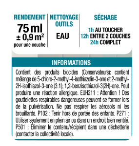 Testeur peinture carrelage, meuble, crédence granit 6 satin LUXENS Cuisine et bain