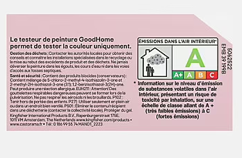 Peinture de rénovation GoodHome multi-supports brillant argent Bel Air 70ml
