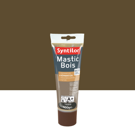 Mastic bois SYNTILOR Bois foncé 400 g