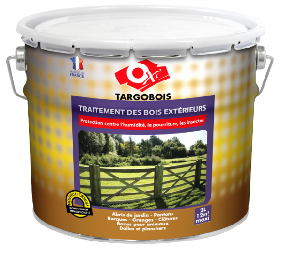 Traitement du bois extérieur OXI Targobois , 2 l