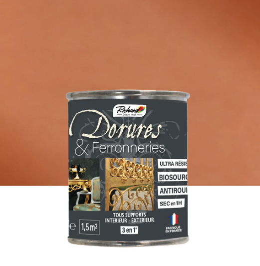 Peinture Dorure, satiné, RICHARD, cuivre 125 ml