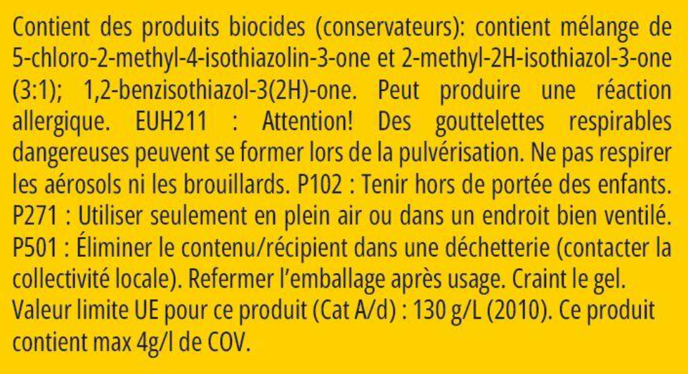 Peinture extérieure bois, fer, plastique V33 blanc satiné 0.5l