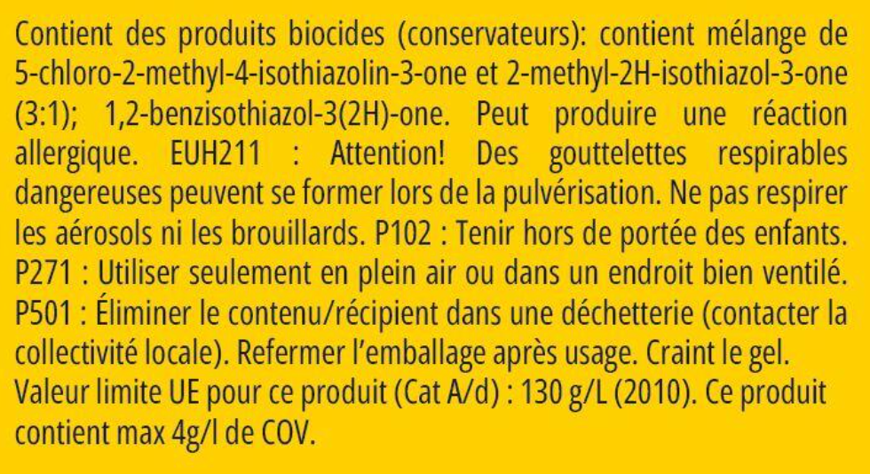 Peinture extérieure bois, fer, plastique V33 gris galet satiné 0.5l