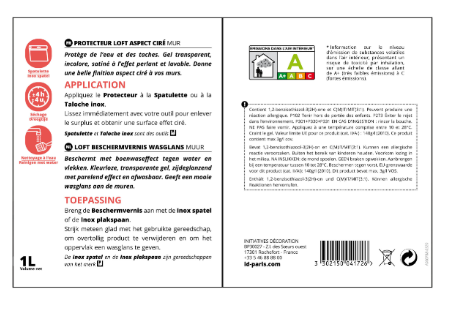 Protecteur loft ciré, ID, incolore, 1L
