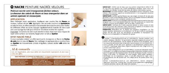 Peinture à effet, Nacre ID, anis, velours, 2L