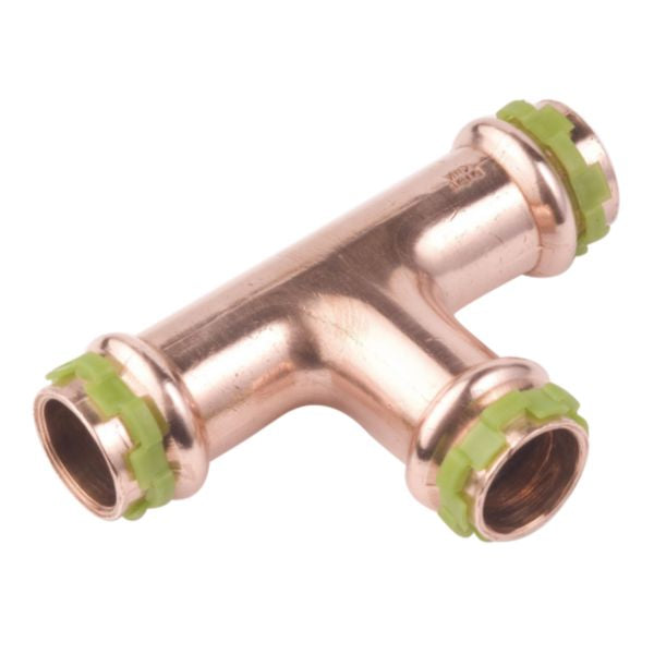 Té Ø égaux en cuivre à sertir femelle Ø 16 mm sac de 2 pièces