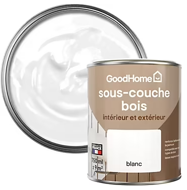 Peinture sous-couche bois GoodHome 0,75L
