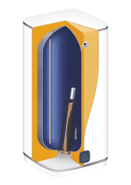 MALICIO 3 white vertical NF square water heater 120L