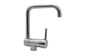 AQUARIS chrome sink mixer with folding spout