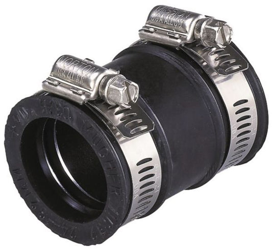 FLEX-SEAL® PLUS DC stainless steel adapter Ø 32-40 mm L. 64 mm