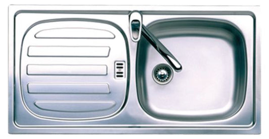 1B1E 18/10 stainless steel built-in sink L. 86 x W. 43.5 x D. 43.5 cm