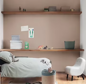 Peinture murs et boiseries Color Resist Dulux Valentine satin taupe parfait 2,5L