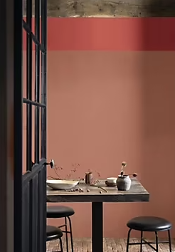 Peinture Valentine murs et boiseries Dulux Valentine marron brun dandy velouté mat 2L