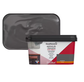 Peinture de rénovation GoodHome multi-supports brillant gris Pasadena 2L
