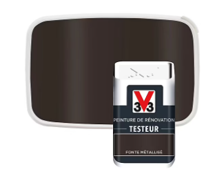 Testeur peinture de rénovation V33 fonte métallisé 50ml