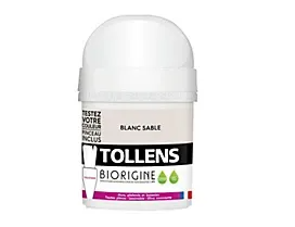 Testeur de peinture murs et plafonds Biorigine Tollens velours blanc sable 50ml