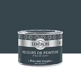 Testeur peinture murs, plafonds et boiseries Velours peinture bleu des vosges Libéron 125 ml