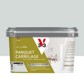 Peinture de rénovation sol, parquet, carrelage V33 tendre gris satin 2L