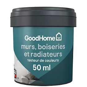 Testeur peinture intérieure couleur GoodHome satin bantry vert 50ml