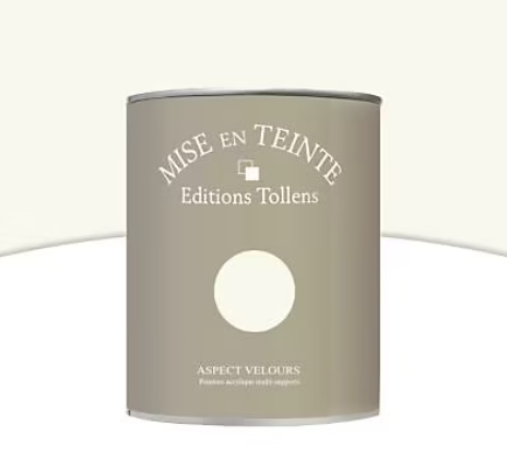 Peinture murs et boiseries Tollens Mise en teinte gingembre mat velours 1L