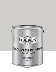 Peinture multisupport murs, plafonds et boiseries Velours de peinture gris crème de topinambour Libéron 2,5L