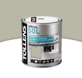 Peinture sol intérieur Tollens coloris schiste 0,5 L
