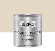 Peinture multisupport murs, plafonds et boiseries Velours de peinture beige jaune sabayon Libéron 0,5L