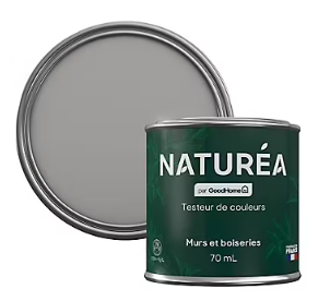 Peinture testeur de couleur Naturéa par GoodHome givre velours 70 ml