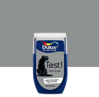 Testeur de peinture Crème De Couleur Dulux Valentine Gris Sage 30 ml