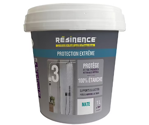 Résine protection extrème zone humide mat 1L Résinence