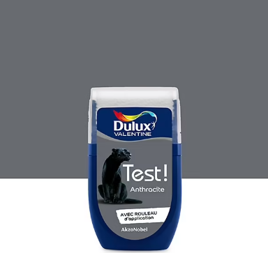 Testeur de peinture Crème De Couleur Dulux Valentine Anthracite 30 ml